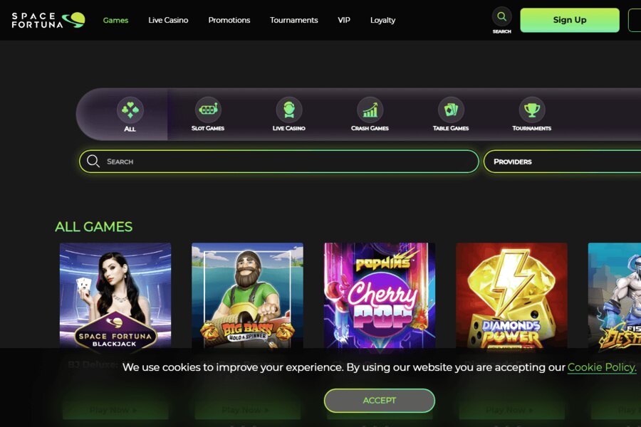 Space Fortuna Casino : Codes Promo Étonnants pour Gagner